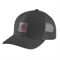 
                  CARHARTT Czapka Twill Mesh-Back Logo Patch Cap czarna 105216.N04.S000